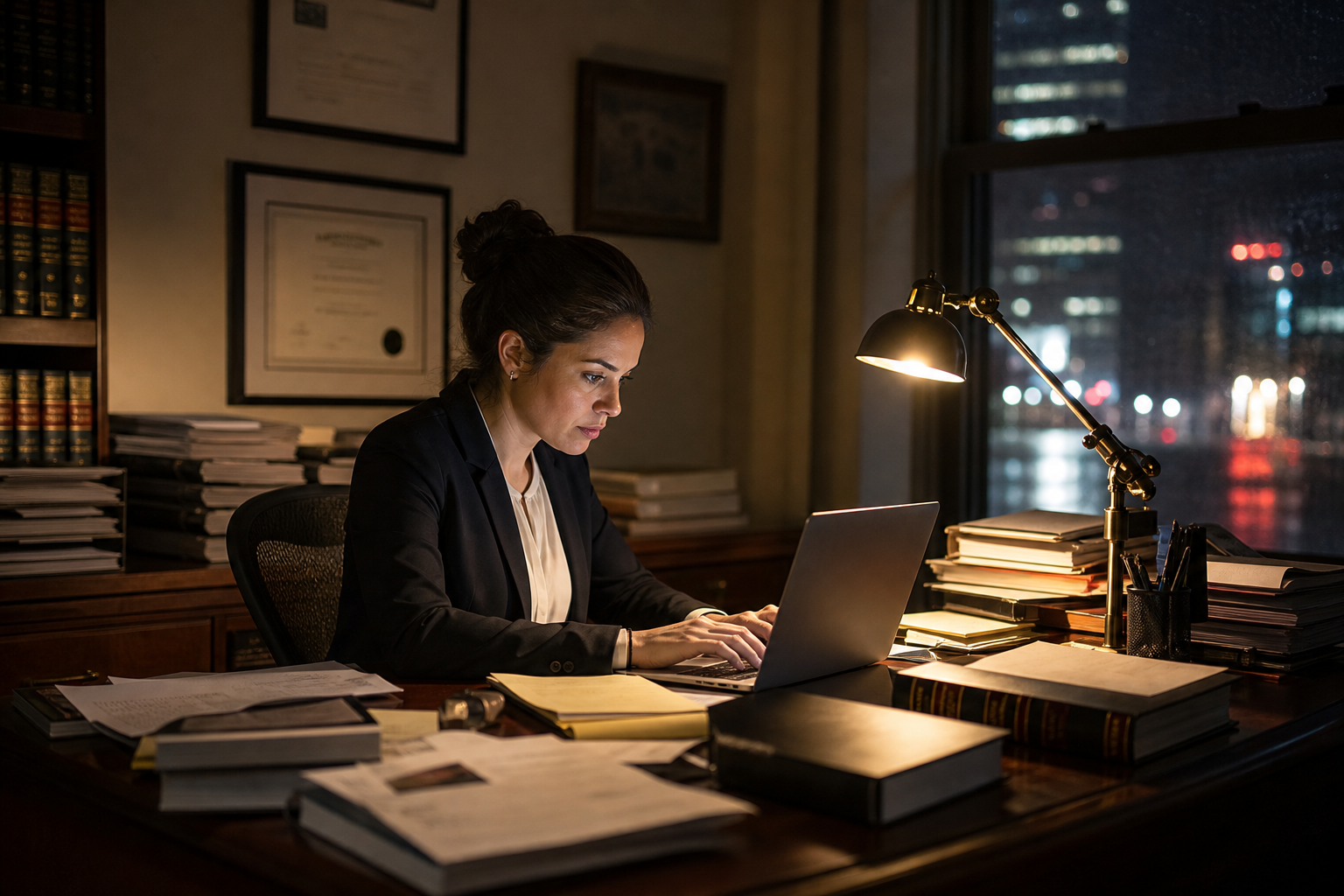 Paralegal in Professional Office Setting